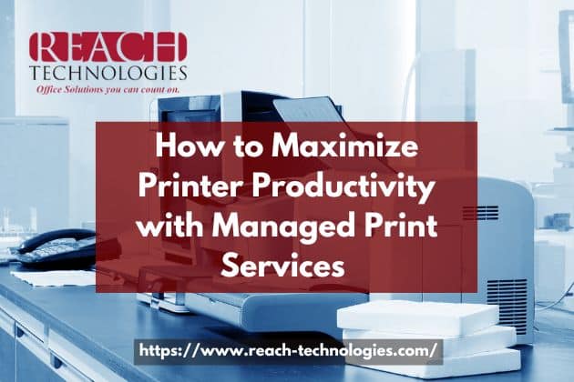 Office setup of telephone and printer for managed print services topic