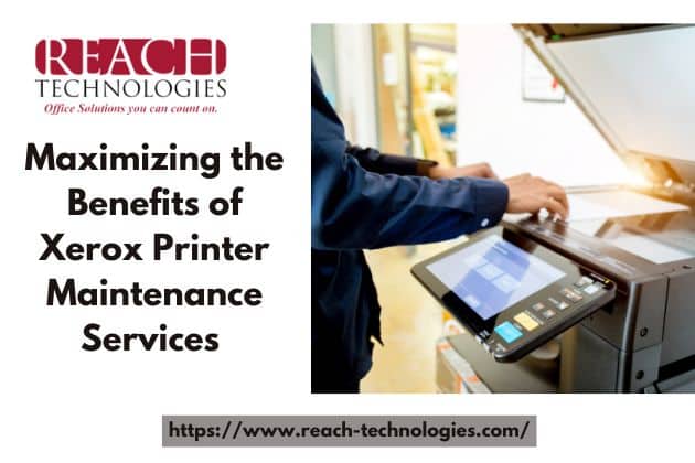 infographics for the topic about xerox printer maintenance services