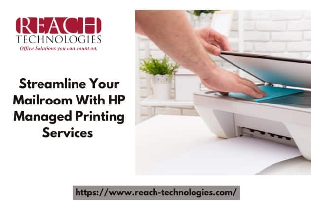 infographics about the topic HP managed printing services