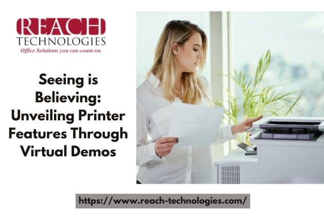 Unveiling Printer Features Through Virtual Demos