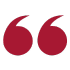 testimonial quotation mark