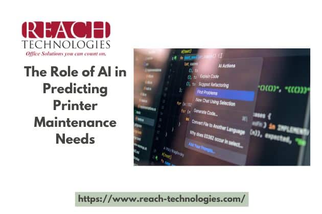 The Role of AI in Predicting Printer Maintenance Needs
